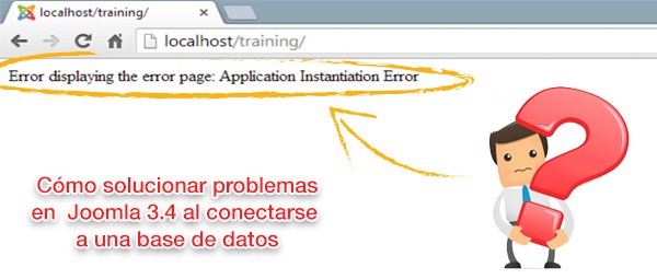 Cómo solucionar problemas en Joomla 3.4 al conectarse a una base de datos
