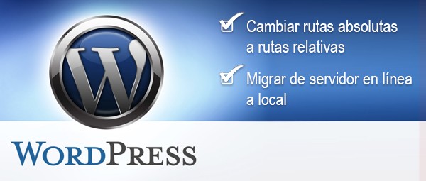 Cómo hacer que WordPress funcione localmente y utilice rutas relativas para los enlaces