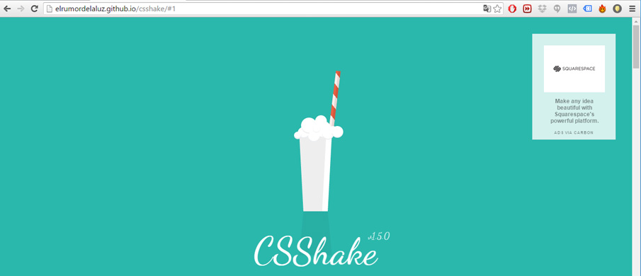 Animación html5 con CSShake