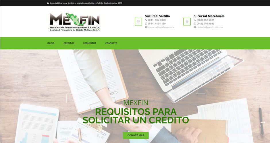MEXFIN, servicios financieros